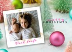 Kerstkaart fotokaart 2 kinderen